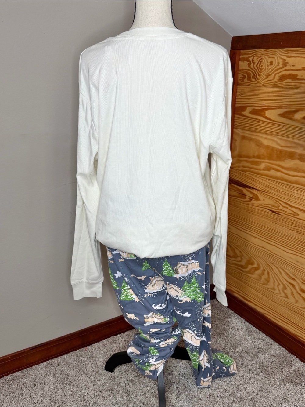 Burt’s Bees Baby Home Sweet Home Pajama Set Extra Large XL NWT Prairie Blue - Picture 2 of 10
